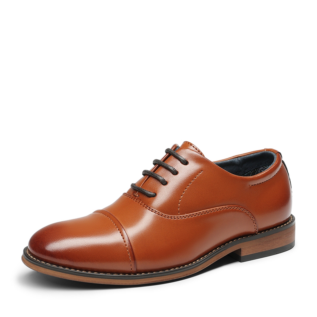 Boys' Handsome Cap Toe Dress Oxfords