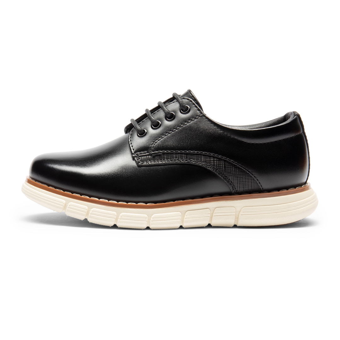 [CrossFlex CrestKids] Boys' Non-Slip Oxford Dress Sneakers