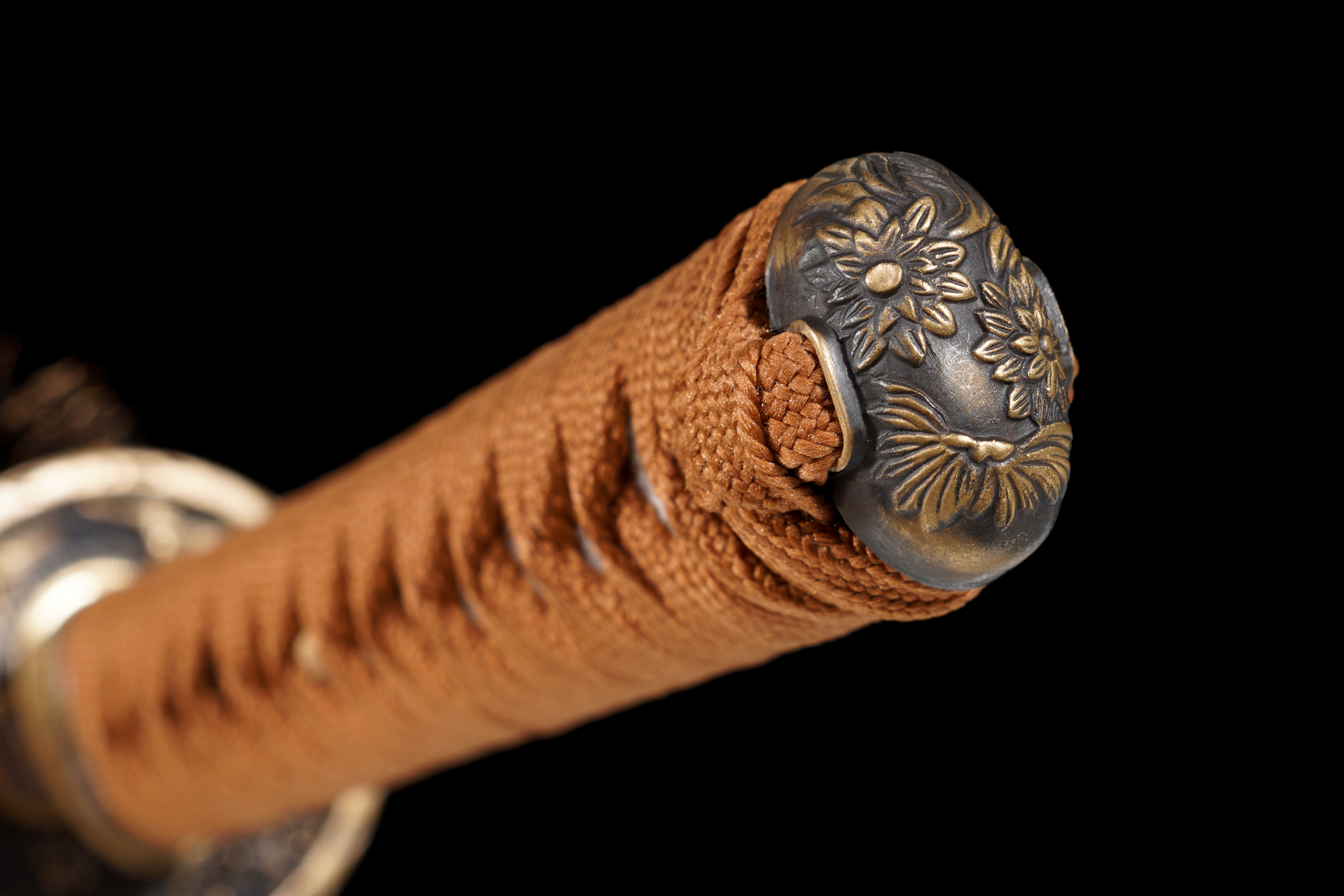 Handmade Katana T10 Steel Clay Tempered Four Gentlemen Saya Full Tang