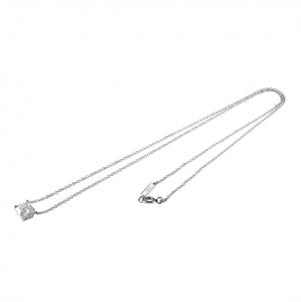 Tiffany & Co. Tiffany Lucida Diamond PT950 Necklace Platinum