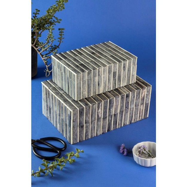 Gauri Kohli Benares Decorative Boxes Set Of 2
