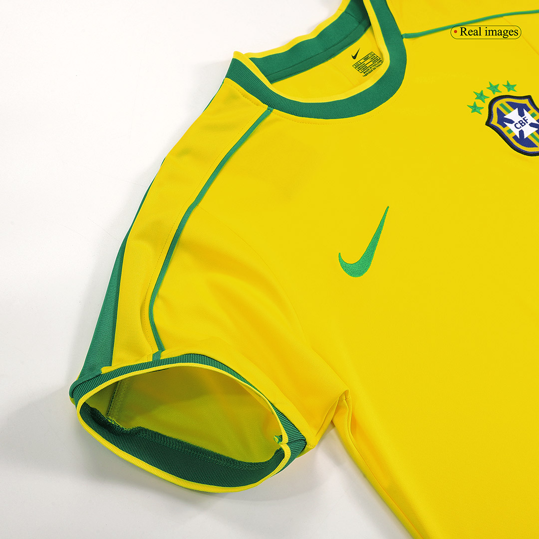 Retro Soccer Jersey Brazil Home 1998