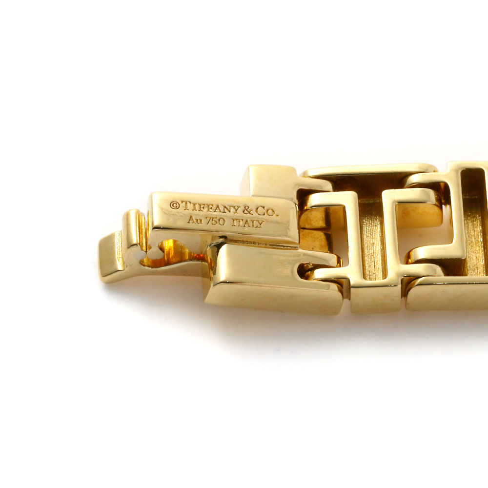Tiffany & Co. Tiffany T True Narrow Bracelet S 18K Yellow Gold 62996390