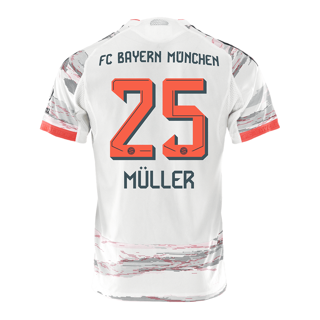 MÜLLER #25 Bayern Munich Away Player Version Jersey 2025/26