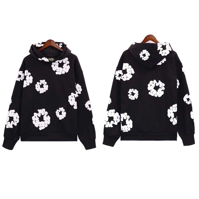 Denim Tears The Cottonwreath Sweatshirt Black Hoody - cnluxepick