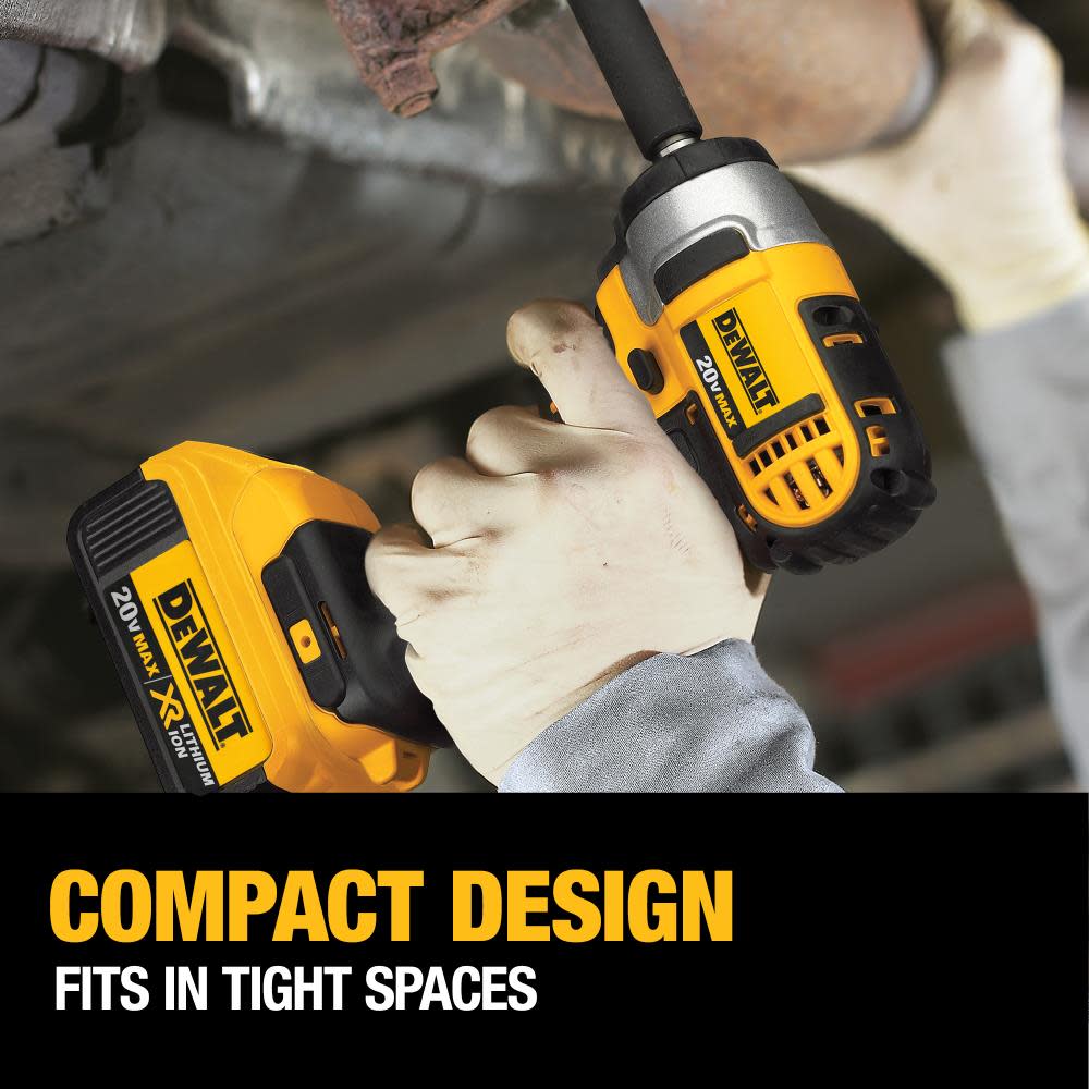 20 V MAX Lithium Ion 1/2 In. Impact Wrench Kit with Detent Pin