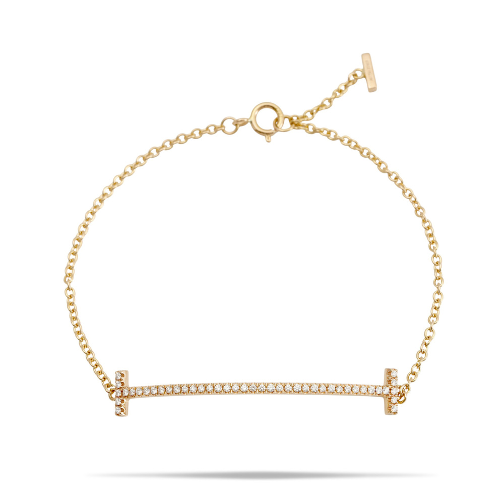 Tiffany & Co. Tiffany T Smile Necklace 18K Rose Gold