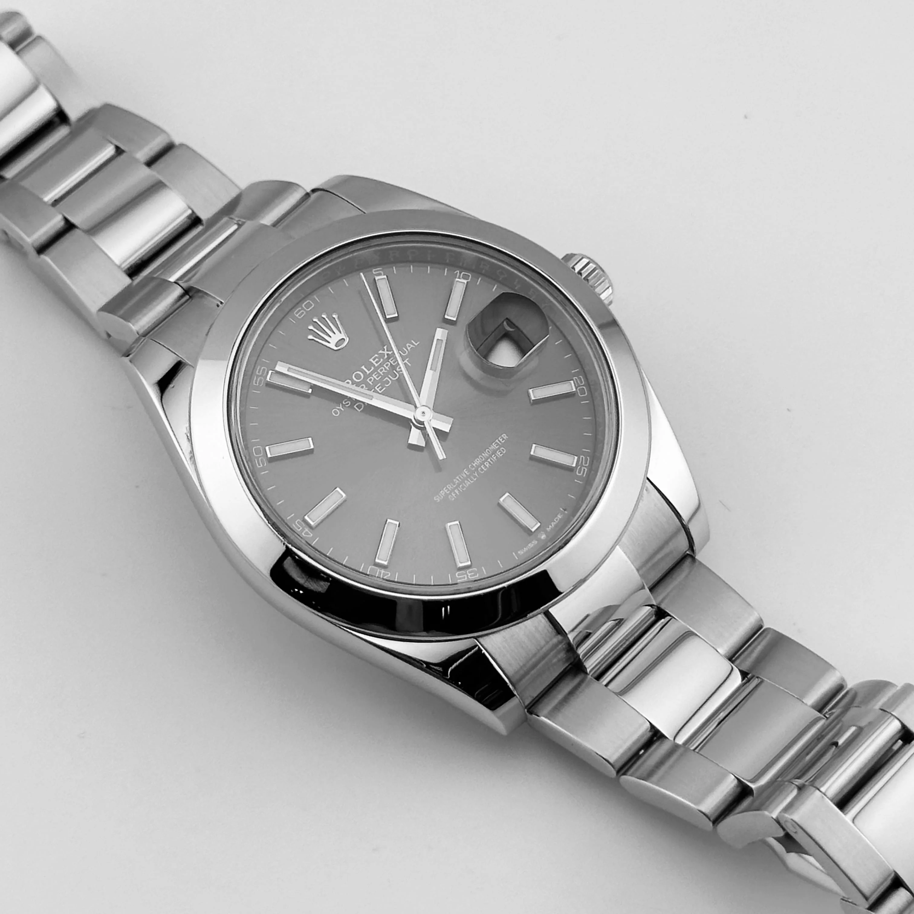 Rolex Datejust 41 126300 Stainless Steel Slate Dial Oyster (2026)