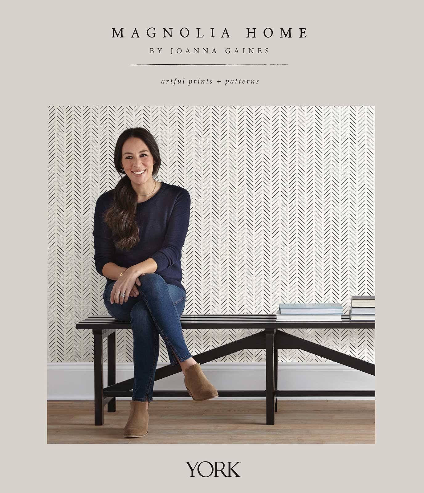 Magnolia Home Wallpaper Stacked Scallops MK1155