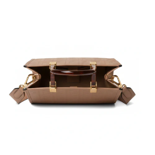 Fendi Bag | Top Handle Shoulder Bag Leather
