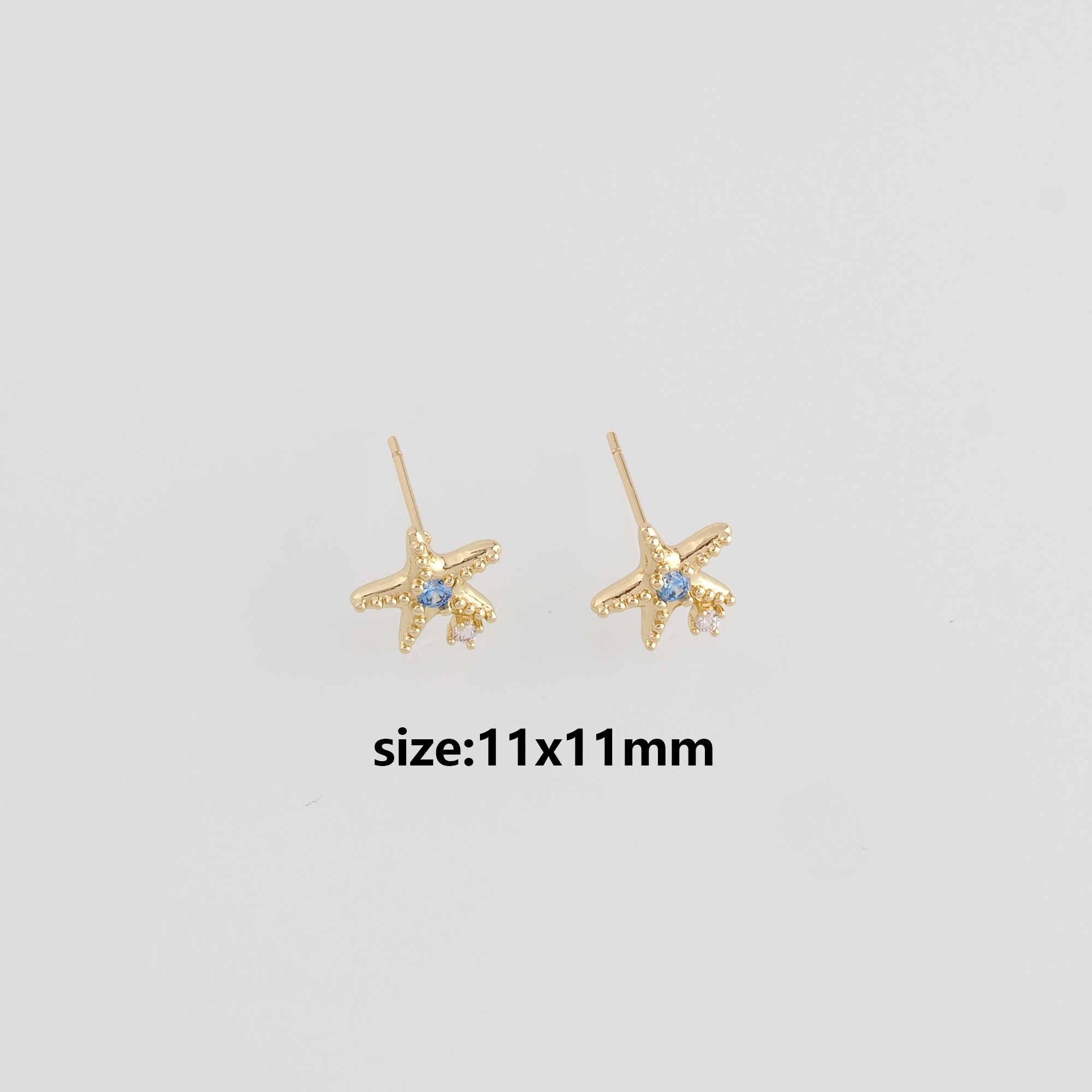 18K Gold Filled Starfish Stud Earrings,Starfish Earrings,Dainty Earrings,Minimalist Earring,Gift for Wife