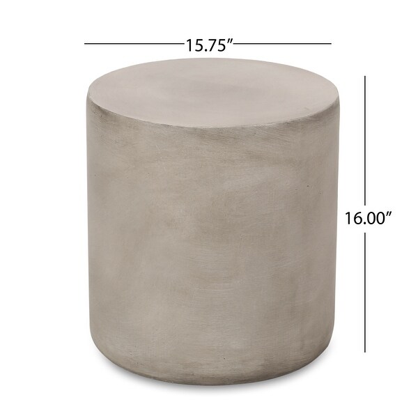 Christopher Knight Home Legion Lightweight Concrete Side Table