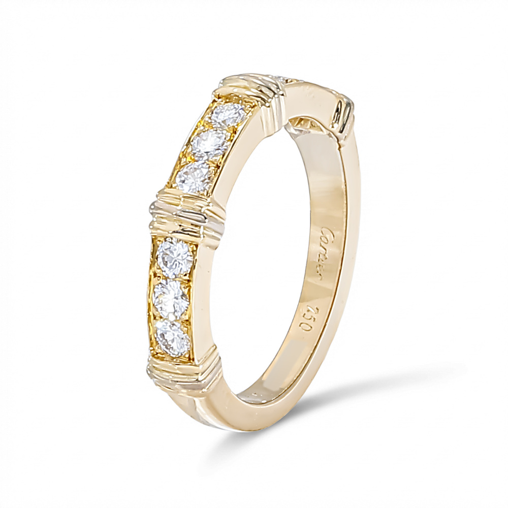 Cartier Contessa Ring 18K Yellow Gold Diamond B4002400