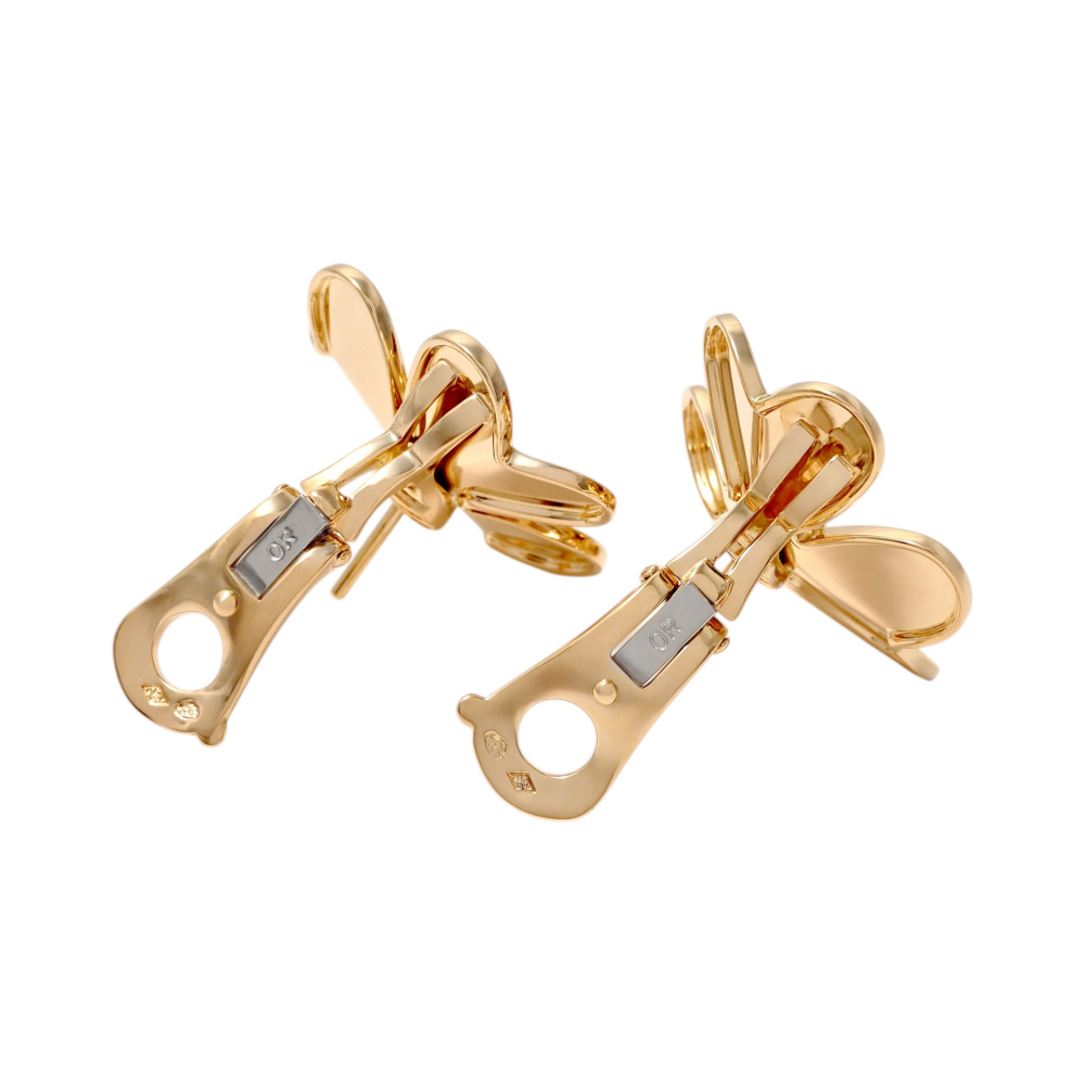 Van Cleef & Arpels Frivole Earrings 18K Yellow Gold VCARB65900