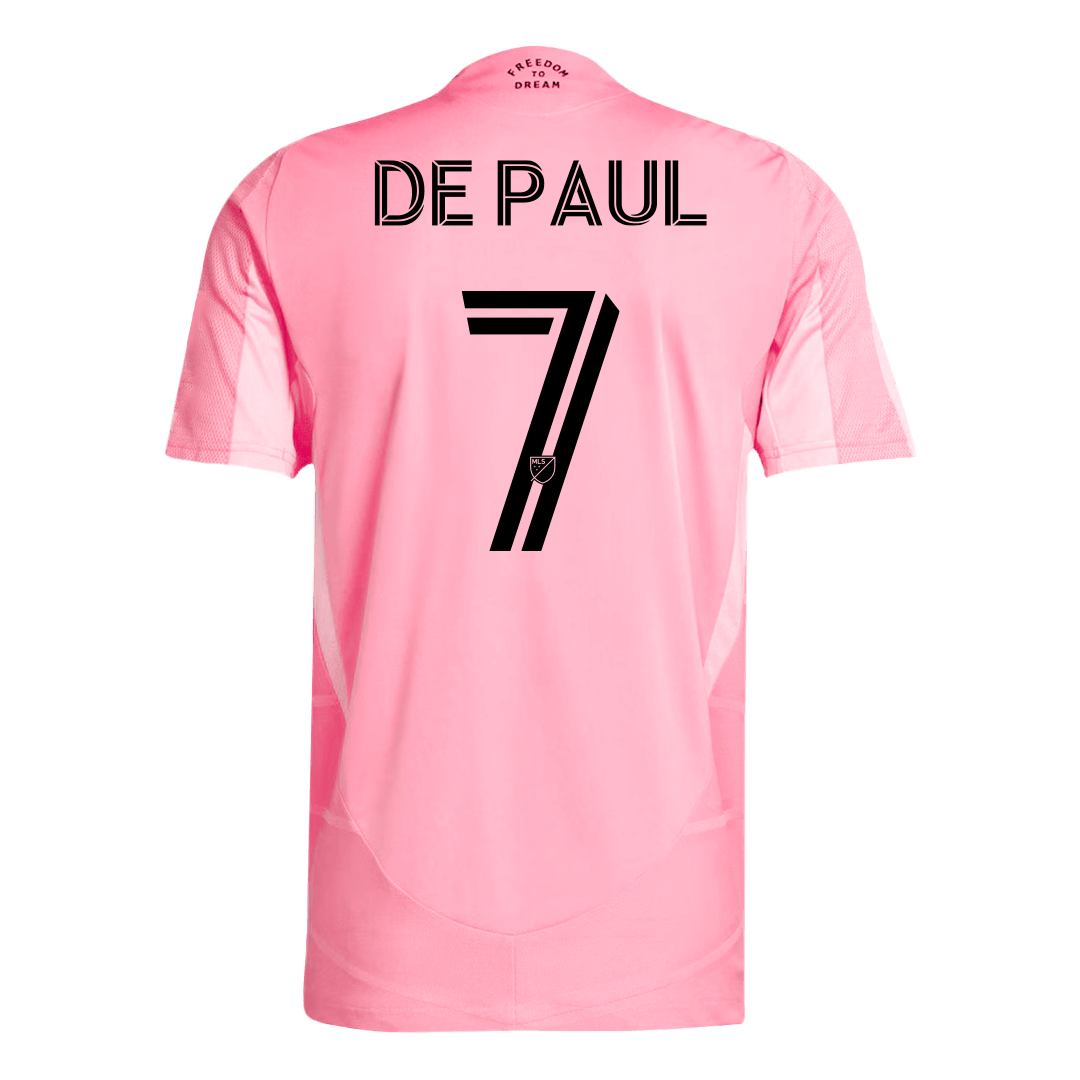 DE PAUL #7 Inter Miami CF Home Soccer Jersey 2025