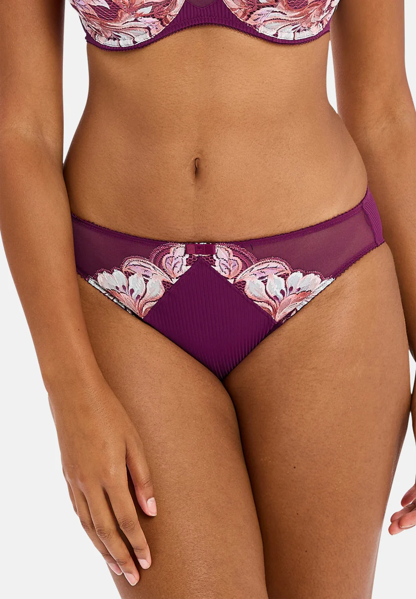 Slip Rosa Fantaisie Fleurs d'Automne Aquarelle