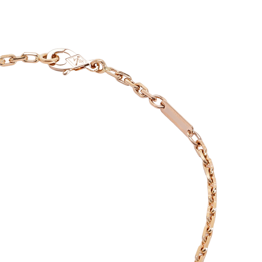 Van Cleef & Arpels Zodiac Sagittarius Necklace 18K Rose Gold Pietersite VCARP9R700
