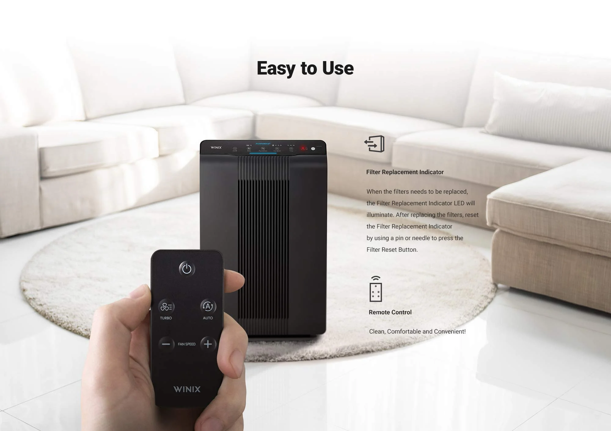 Winix 5500-2 Air Purifier with True HEPA