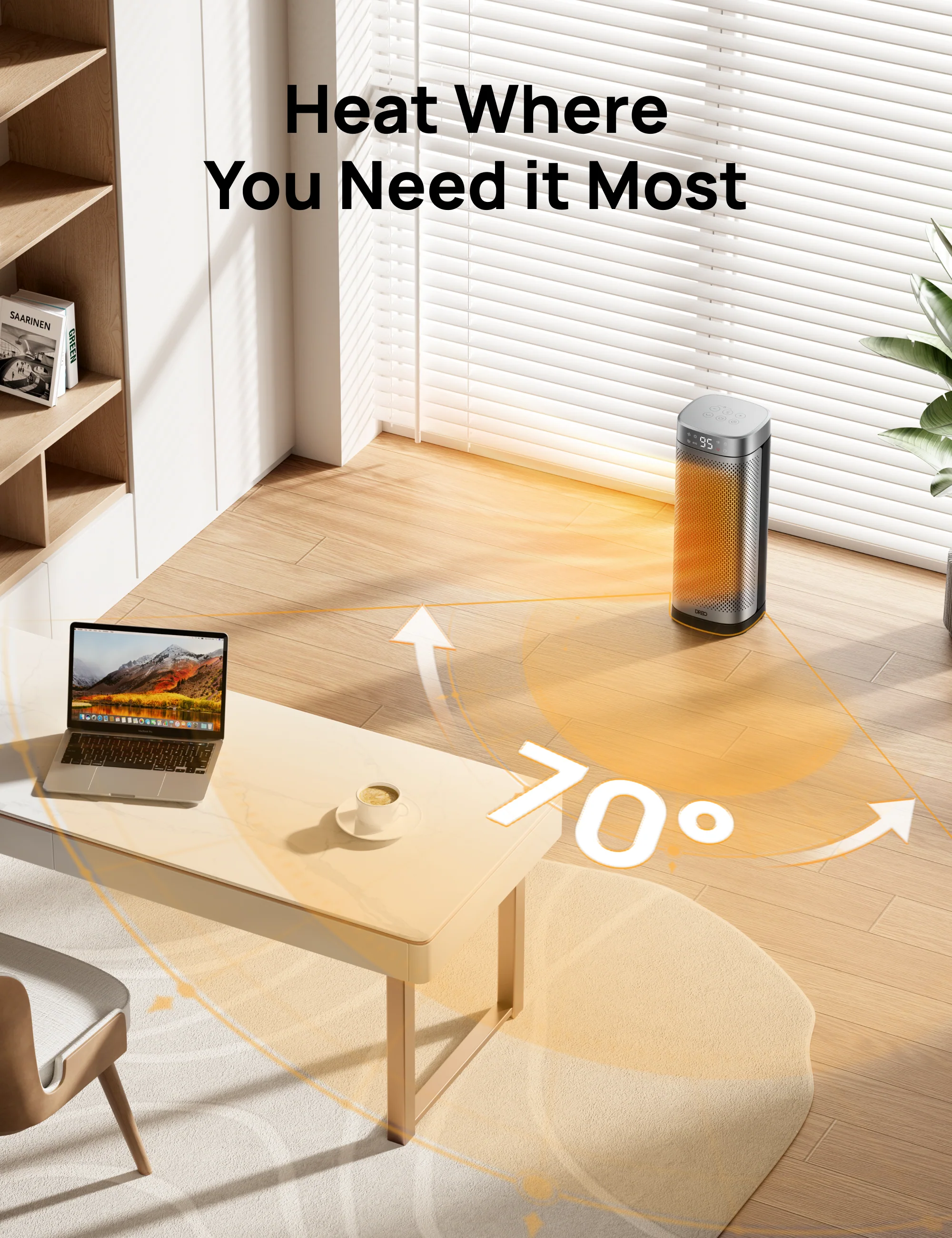 Space Heater Solaris Slim H2