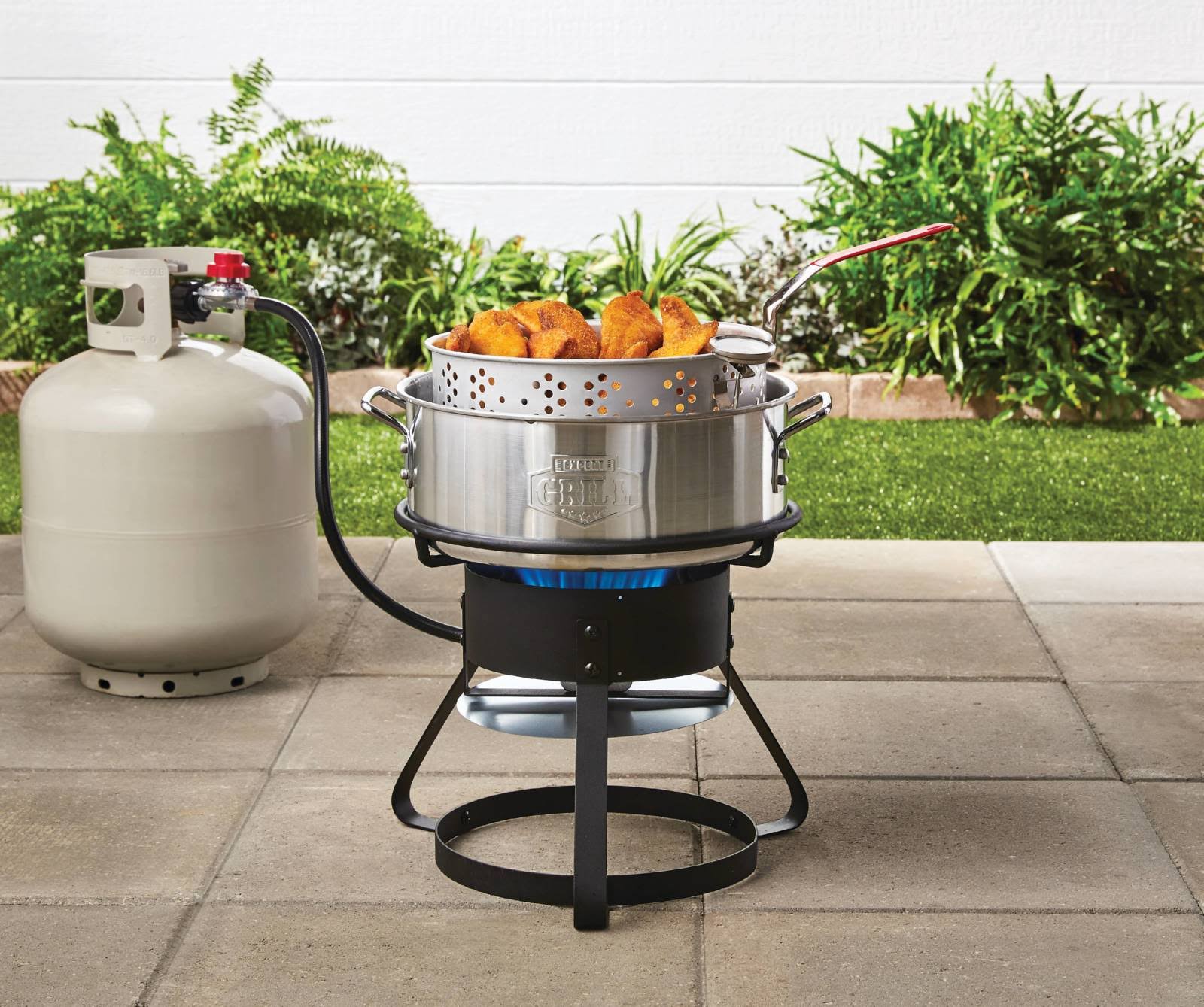 Expert Grill 10 Quart Aluminum Propane GAS Fish Fryer