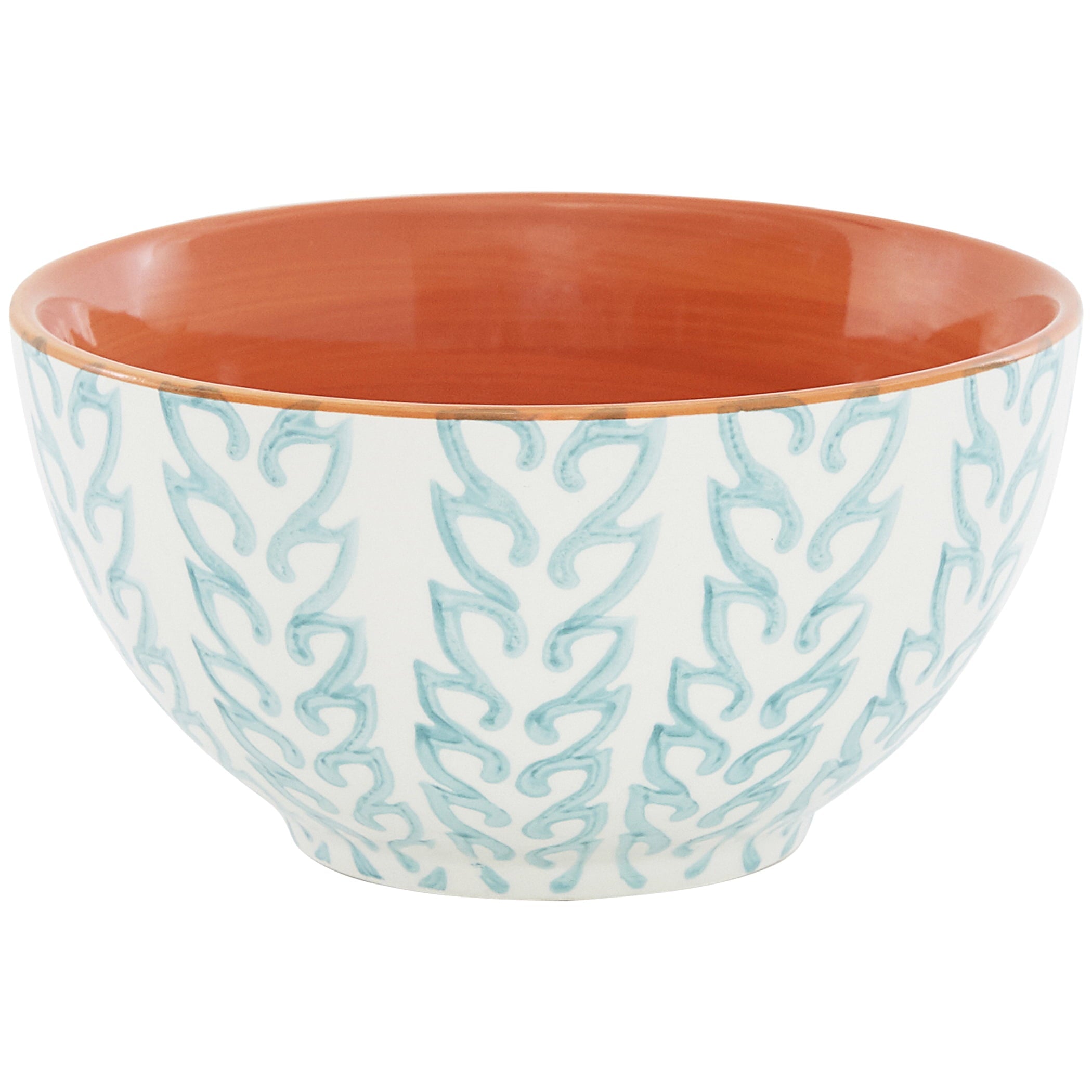 Ankara 16 Piece Stoneware Dinnerware Set, Turquoise