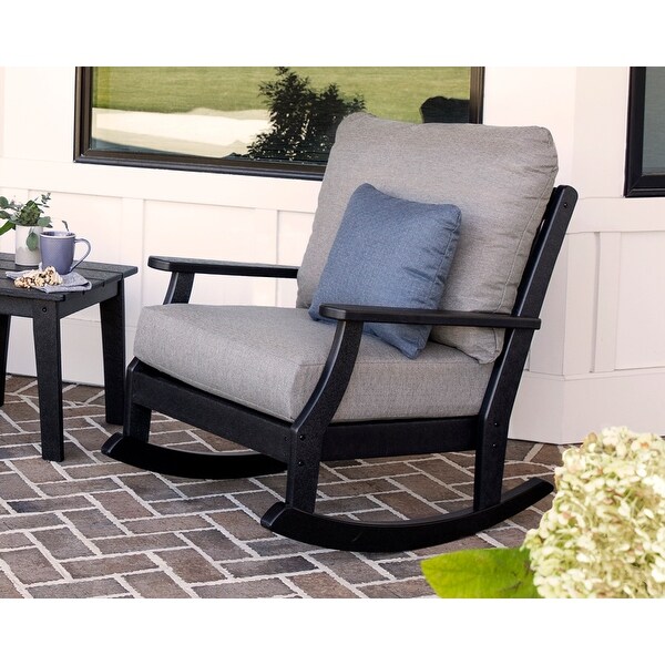 POLYWOOD Braxton Deep Seating Rocking Chair