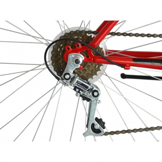 Pioneer 12-Speed Men’s Mountain Bike, Red