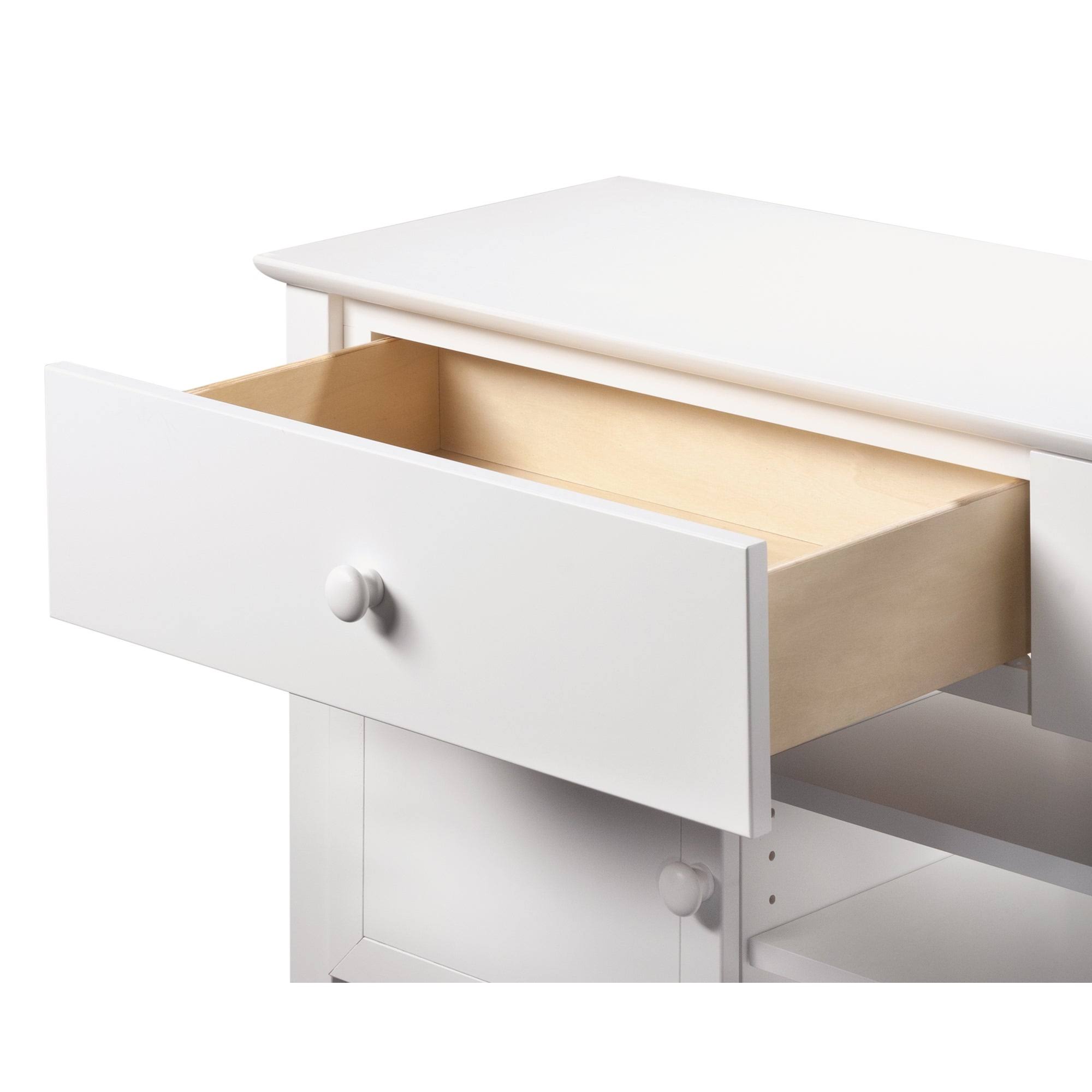 Atlantic Nantucket 2 Drawer 50 inch Entertainment Console with Adjustable Shelves in White