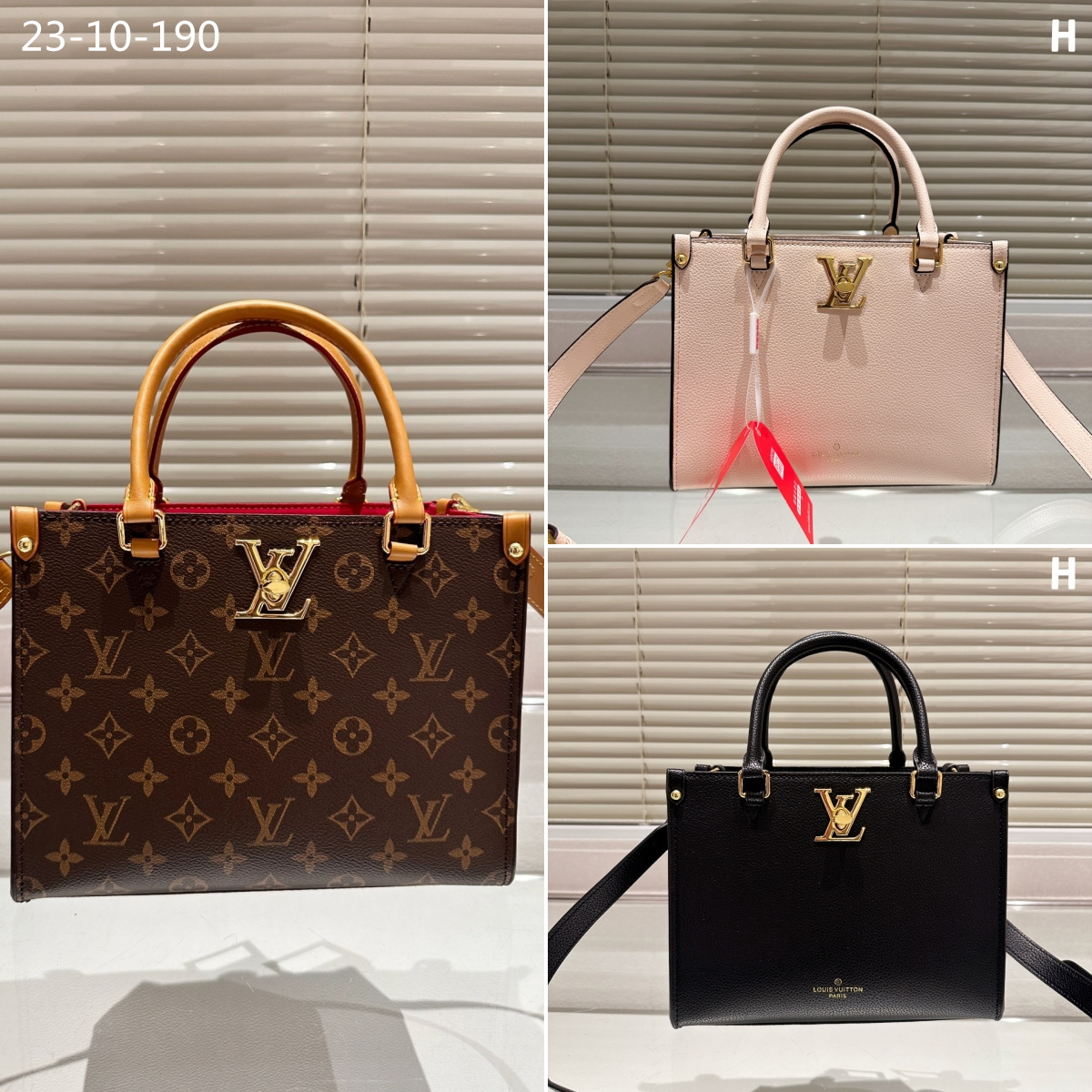 Louis Vuitton Lock Go Bags Pink 25Cm M23637