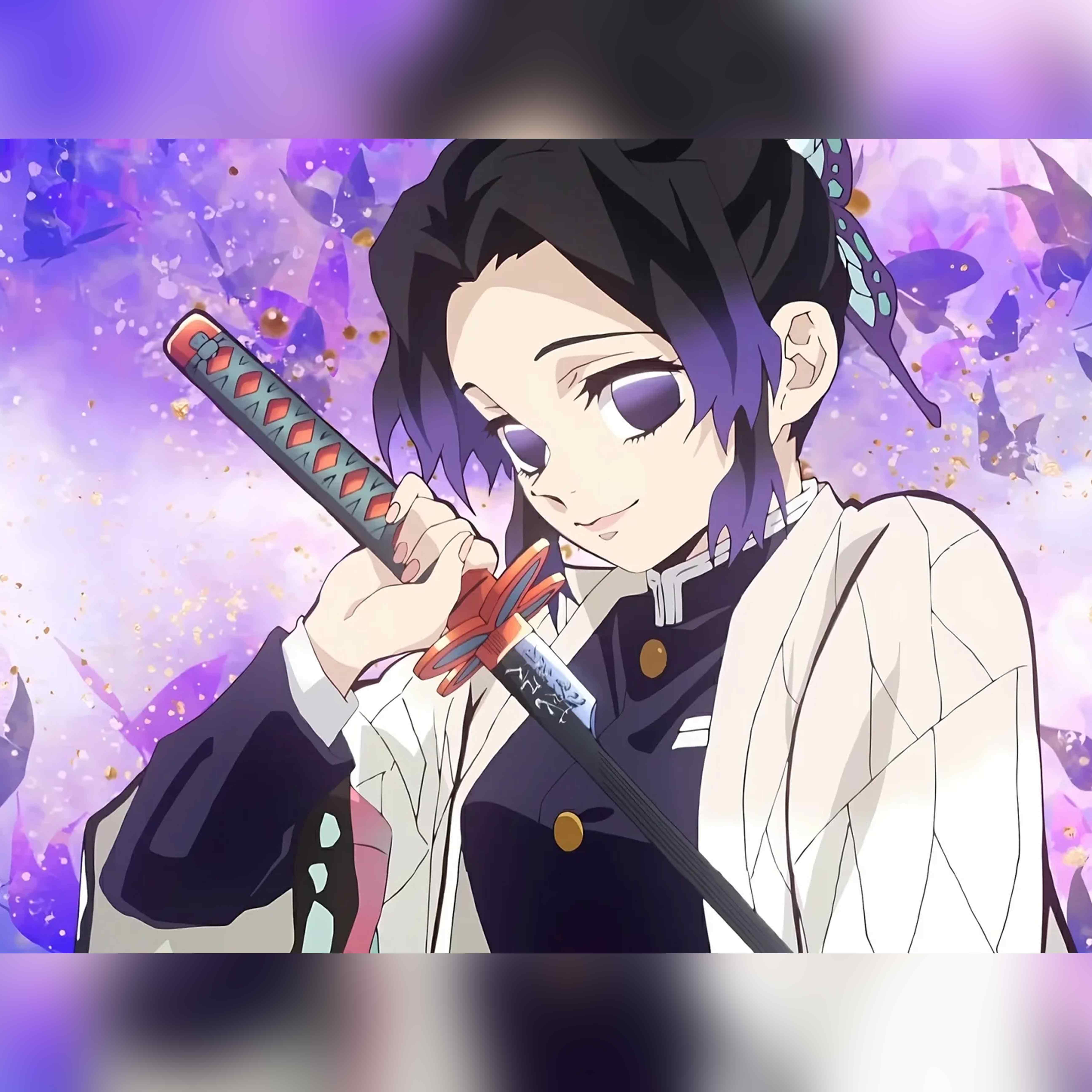 ‎GM06-Kochou Shinobu Sword - Demon Slayer - Handmade Real Sword - Sharp - 1045 Carbon steel - Full tang and Battle ready - Japanese Anime Cosplay - SBC - Spartan Blades Club - 陳氏劍莊1892