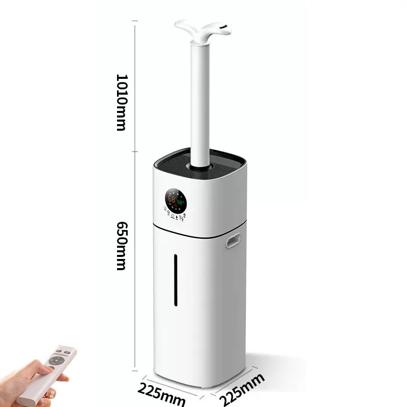 Humidifier for Room Home Bedroom, 16L 4.2Gal Cool Mist Tower Top Fill Large Humidifier with Essential Oils,Whole House Floor Humidifiers for Baby,Pets,Plants,with Remote,360?? Nozzle,White