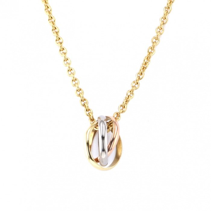 Cartier Trinity Necklace Tri-Gold