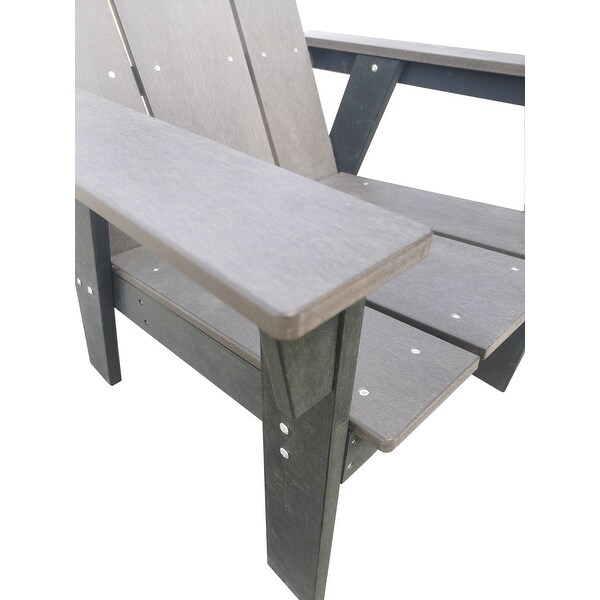 AllWeather Polystyrene Wood Layton Adirondack 3pc Set