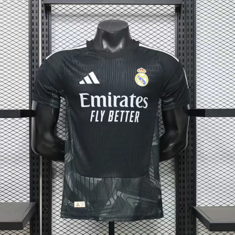 Player Version Real Madrid 26/27 GK Black Jersey S-XXL