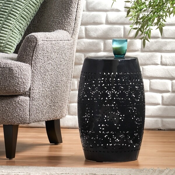 Lace Cut Design Metal Frame SIDE TABLE
