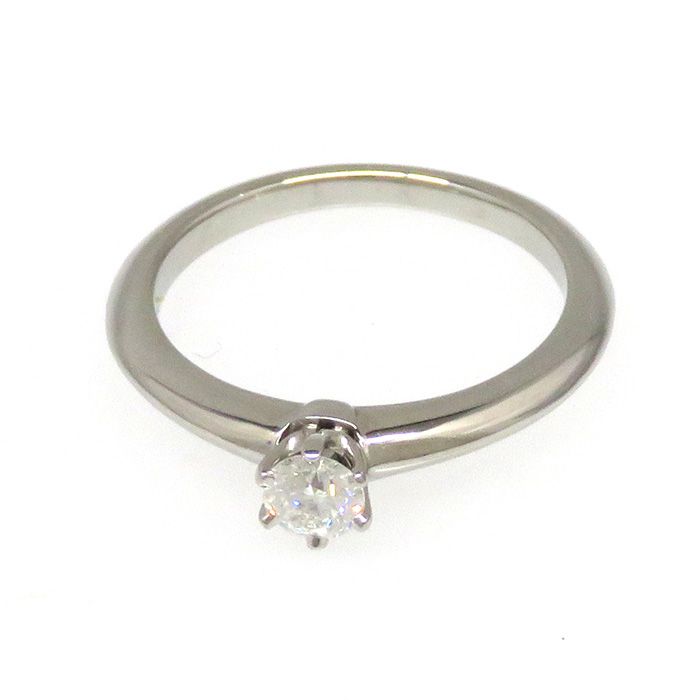 Tiffany & Co. Tiffany Platinum 950 Diamond Ring PT950 Ring G