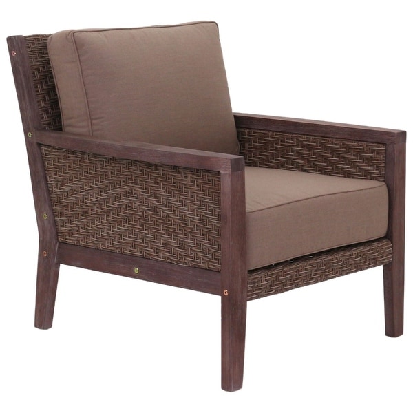 Courtyard Casual Buena Vista II 4 pc Loveseat Group Includes: One Loveseat,One Coffee Table and Two Club Chairs