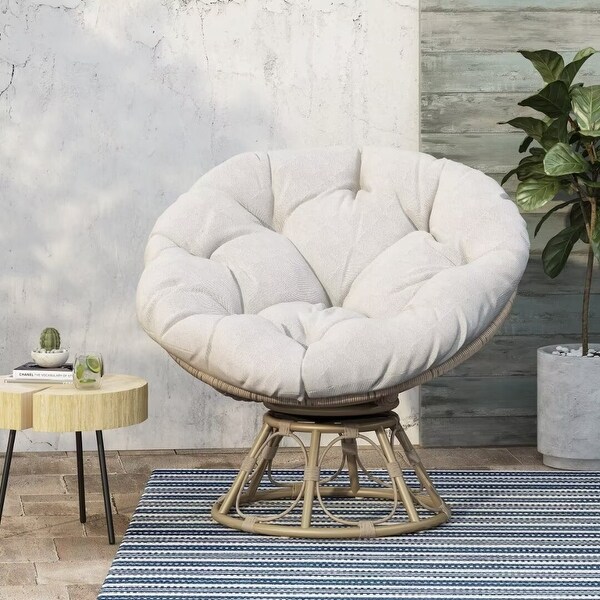 Modern Chair with Tufted Cushion ,Swivel Function