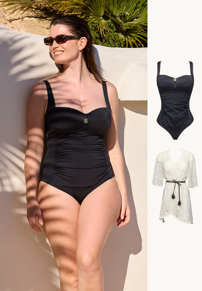 Maillot de bain une pièce Speekaboo Shape avec tunique de plage