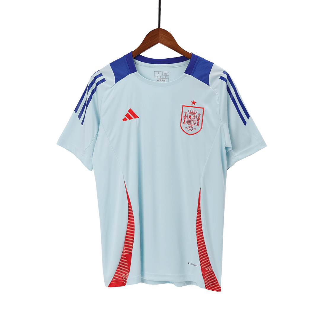 Spain Pre-Match Soccer Jersey EURO Blue