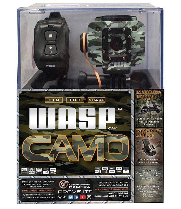 Waspcam 9906 Camo Action Camera