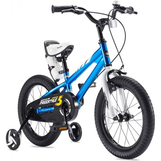 Boys Girls Kids Bike BMX Freestyle 2 Hand Brakes Bicycles with Training Wheels Child Bicycle