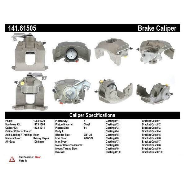 Centric 141.61505 Disc Brake Caliper