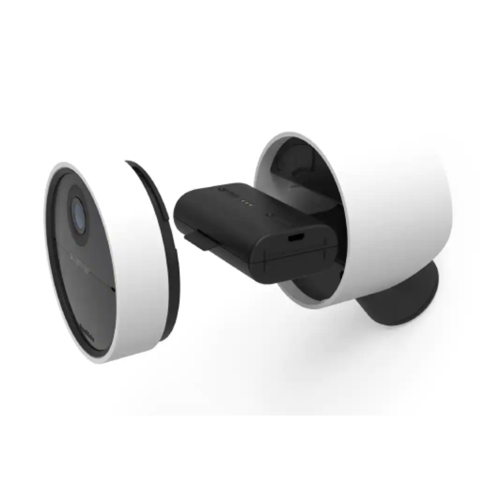 SimpliSafe Wireless Outdoor Smart Home Security Camera, White (1-Pack)