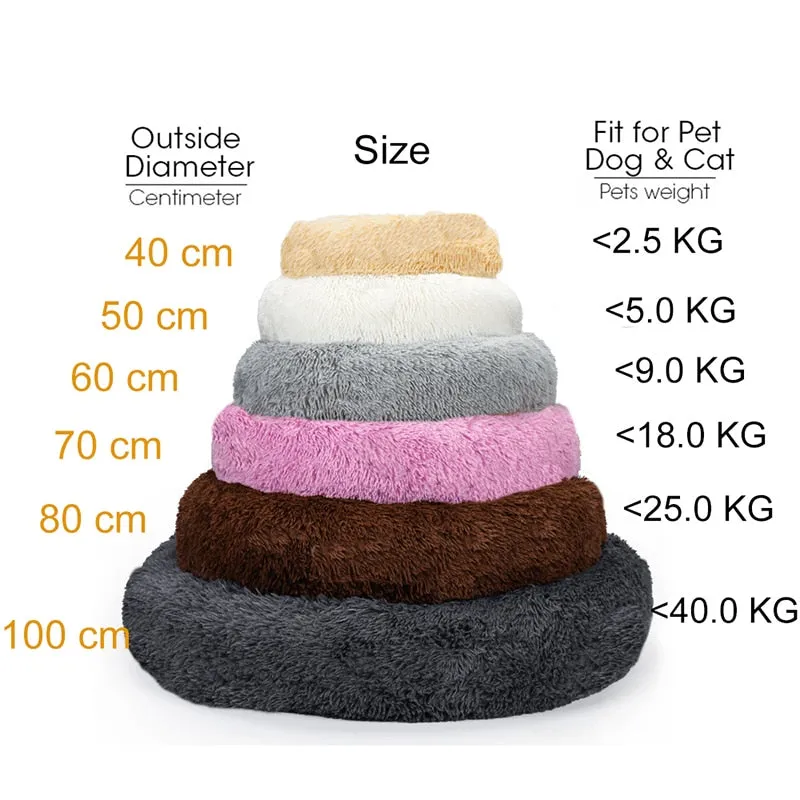 Donut Plush Pet Bed