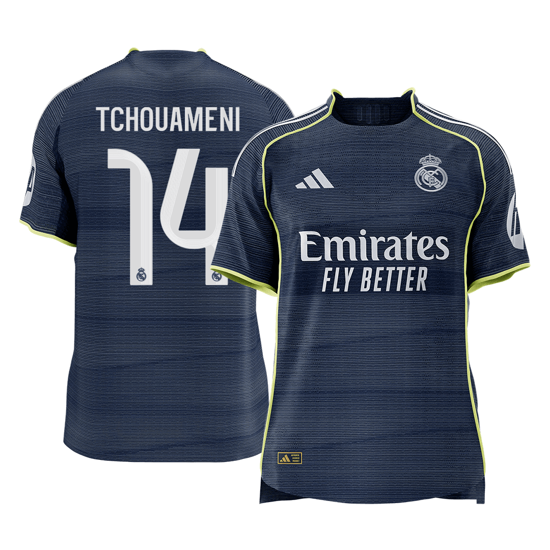 TCHOUAMENI #14 Real Madrid Away Player Version Jersey 2025/26