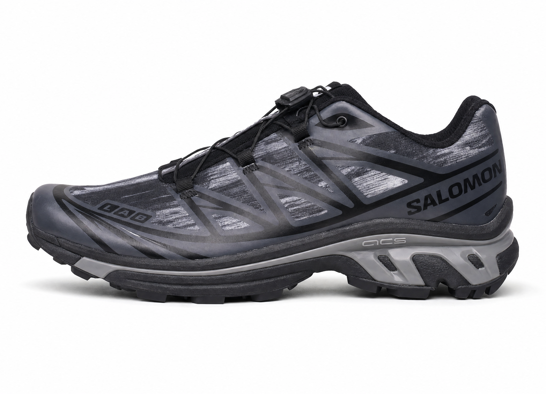 Salomon XT-6 Black Asphalt Camo sneakers L47780500