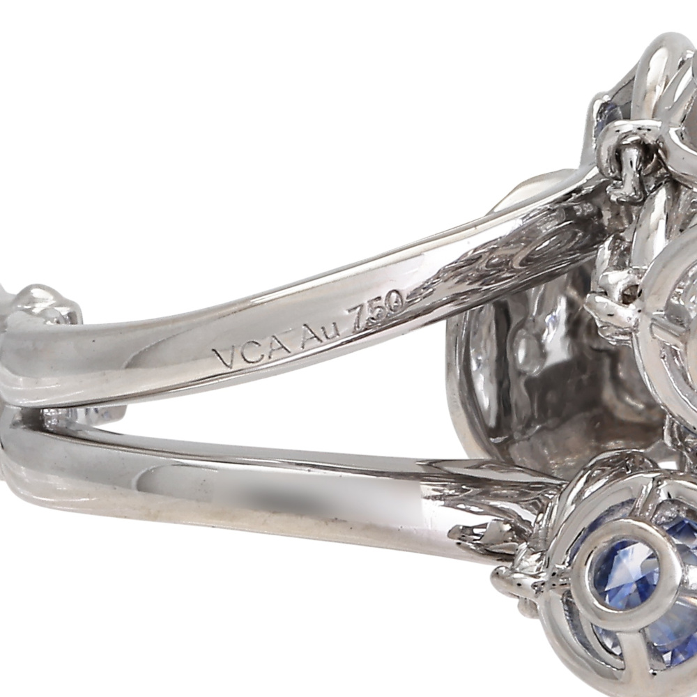 Van Cleef & Arpels Palmil Earrings 18K White Gold VCARP40N00