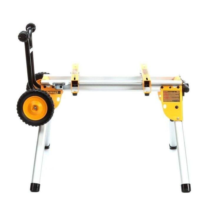 dewalt-33 lbs. Heavy Duty Rolling Table Saw Stand with Quick-Connect Stand Brackets with 200lbs. Capacity