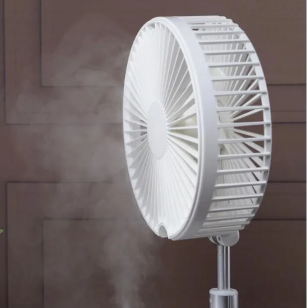 Foldable mini shaking head fan humidifier